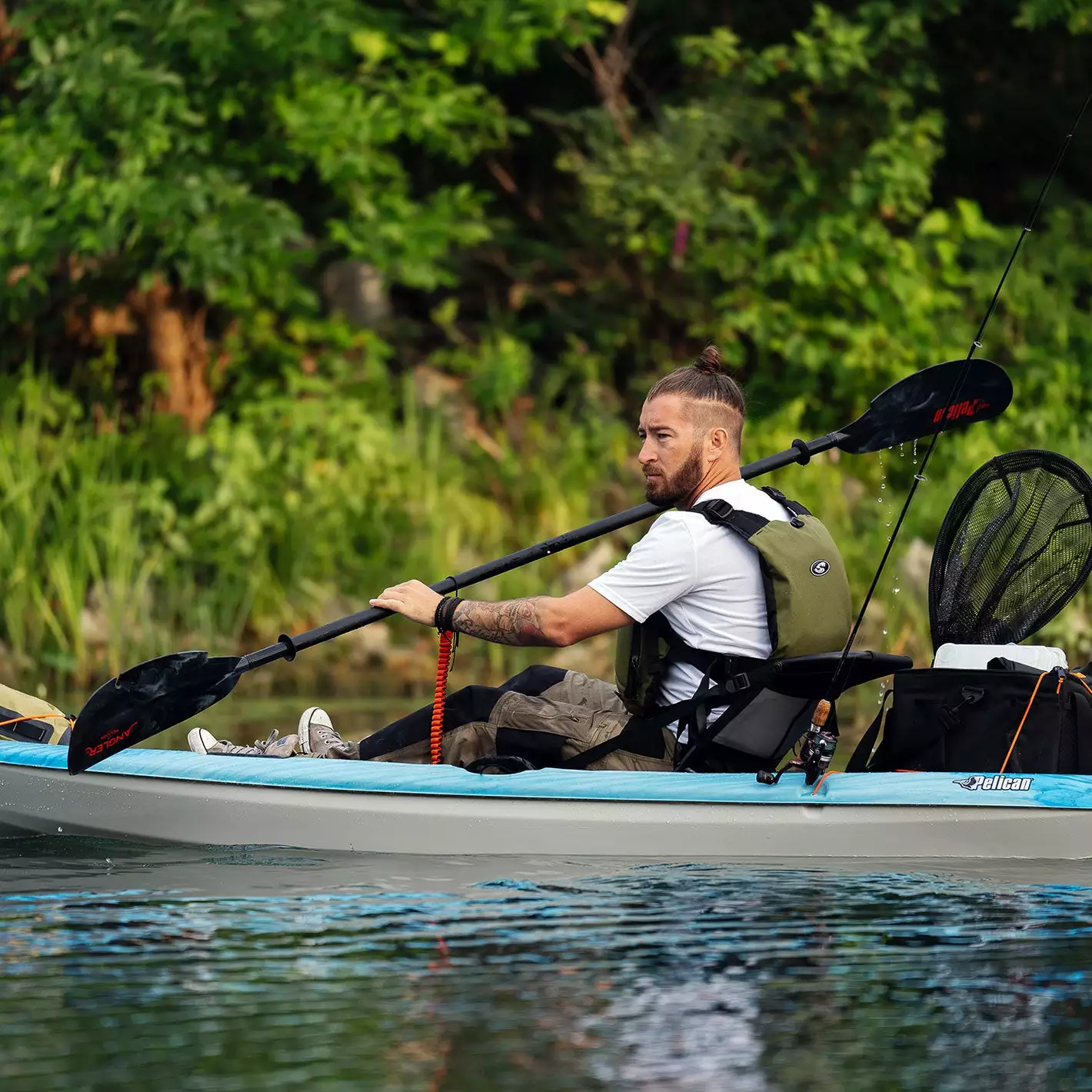 Pelican Sport Poseidon Angler Fishing Kayak Paddle 240 Cm (94.5") - Image 7