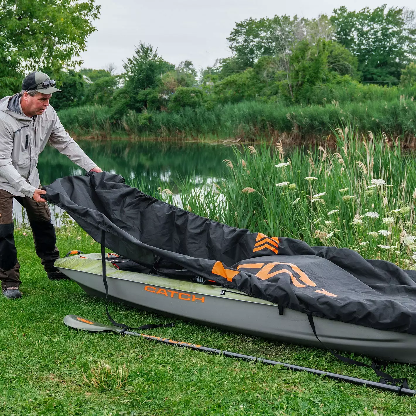 Pelican Sport Catch Kayak Cover 304-335 Cm (10'-11') - Image 2